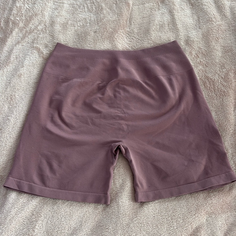 Mauve workout shorts